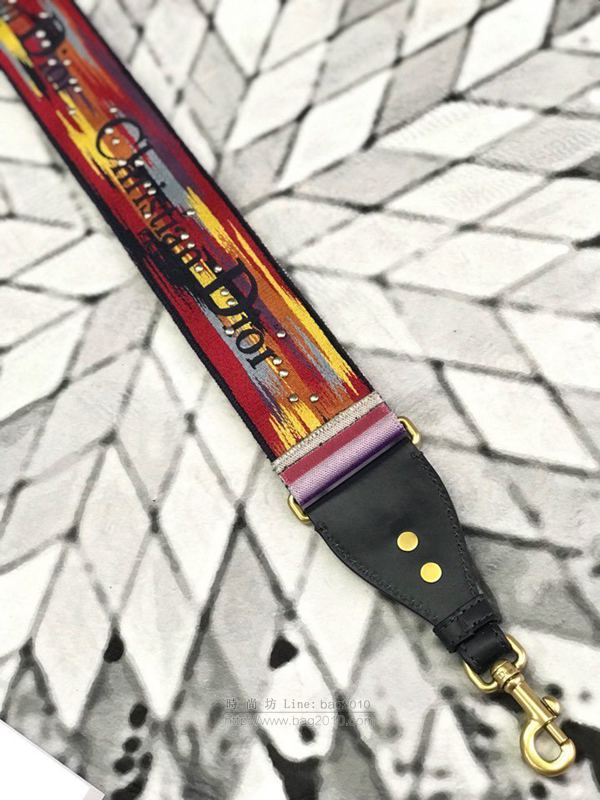 Dior肩帶 迪奧羅馬彩虹寬肩帶  Dyd1053